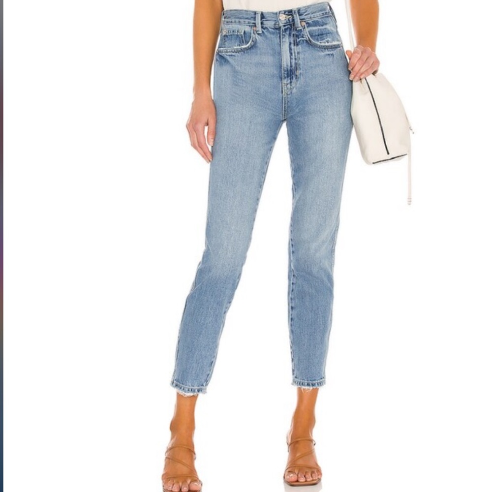 WE THE FREE Stove Pipe Jeans Out West Blue Women’s skinny crop Jeans NWT 26